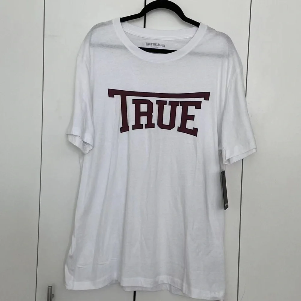 Men’s True Religion Classic True Logo Crew Neck Tee Size XXL